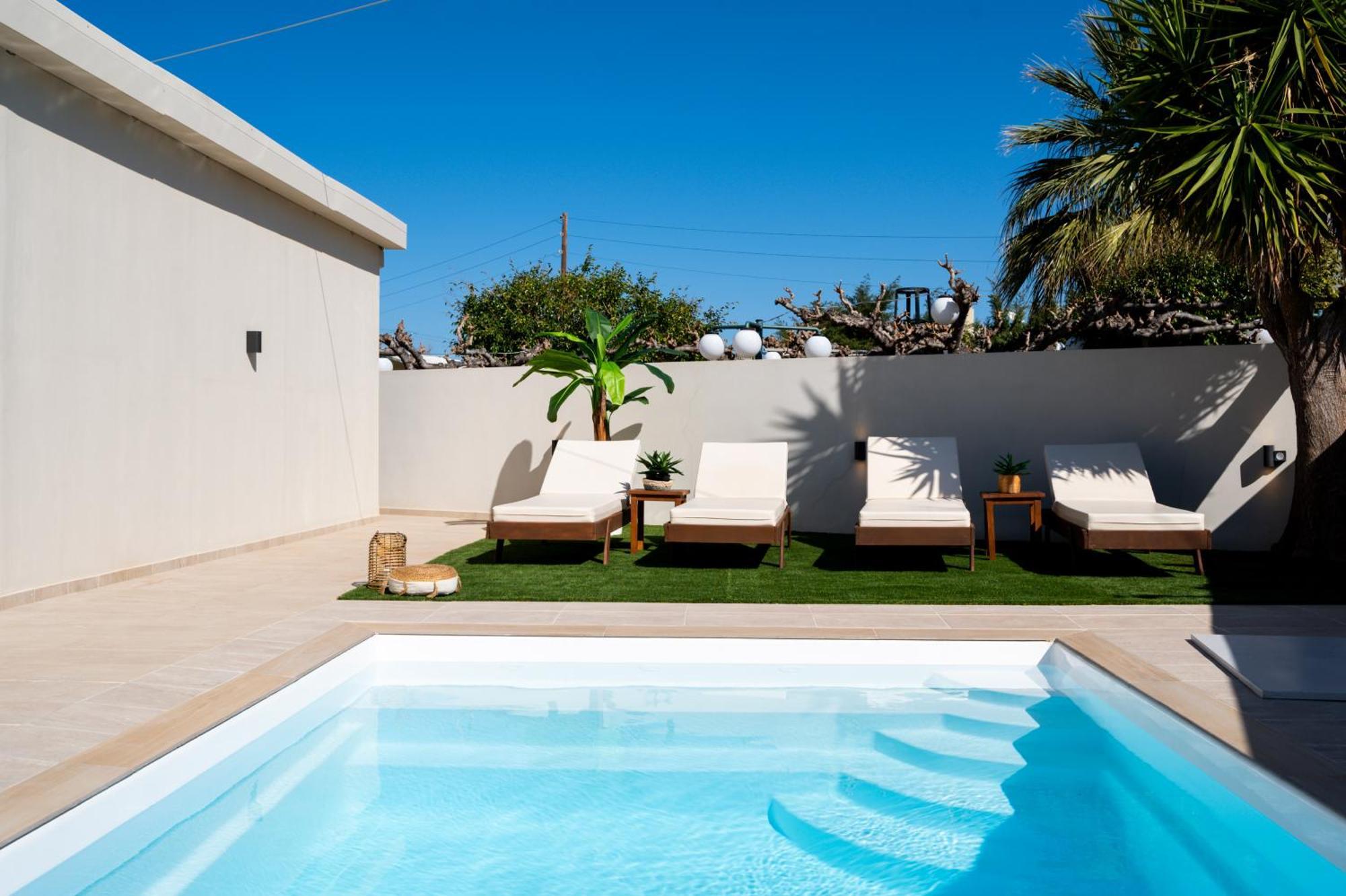 Searenity Villa Malia With Private Swimming Pool Exterior foto